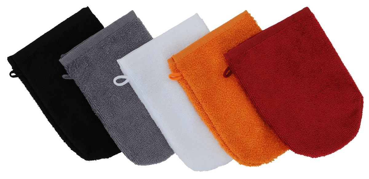 Wash Gloves 14x21 terracotta (2 items in a pack)