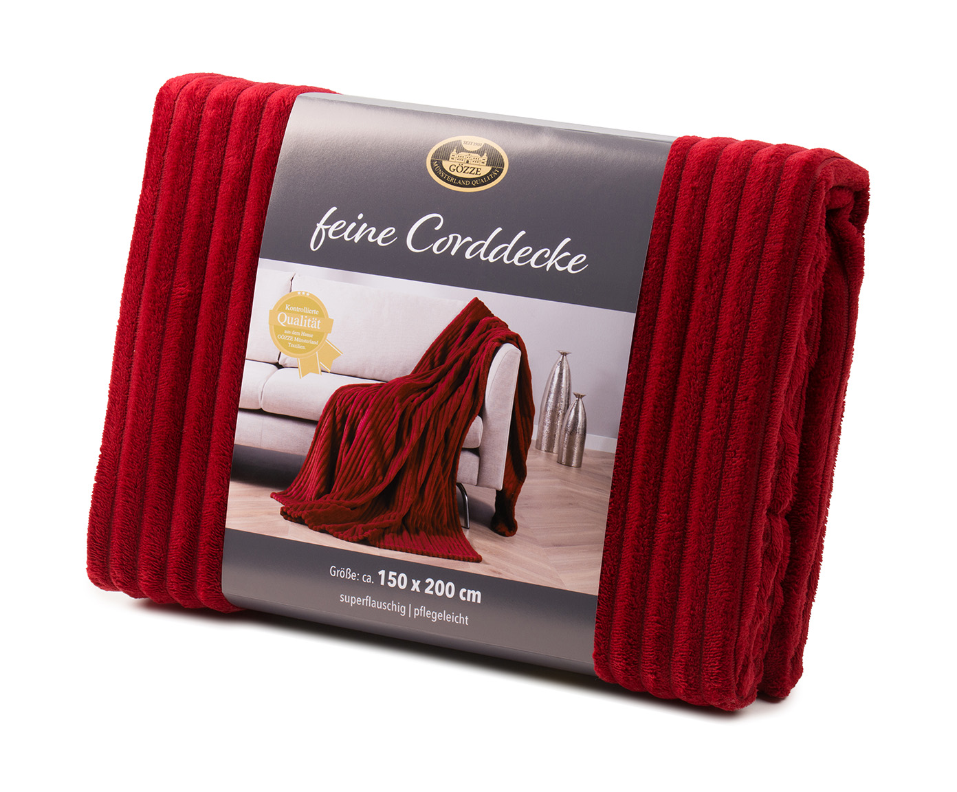 Blankets Cord Optik 150x200 dusky pink